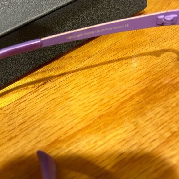 PRODESIGN DENMARK violet 1380 c.3531 EYEGLASSES FRAMES 55-16-130 B b32 - Picture 7 of 10